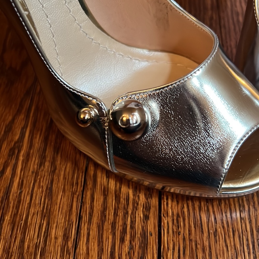 New sexy Christian Dior pump mirror finish silver - Picture 4 of 10
